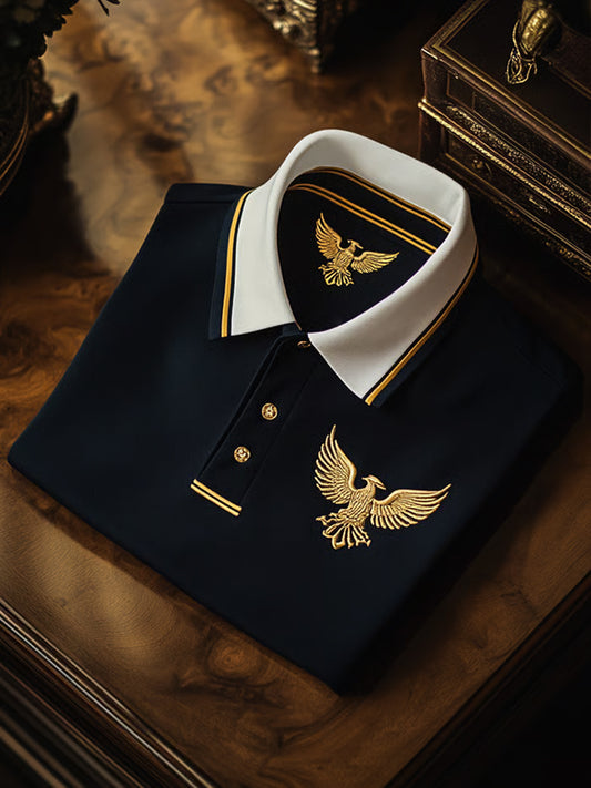 Ανδρικά Vintage διακοπές επιχειρήσεων Καθαρή πόλο πουκάμιση