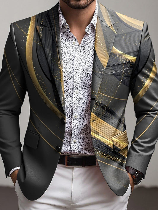 Ανδρική Vintage-Style υφή επιχειρηματικό blazer επιχειρήσεων