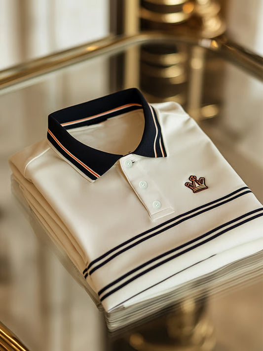 Ανδρικά Vintage διακοπές επιχειρήσεων Καθαρή πόλο πουκάμιση