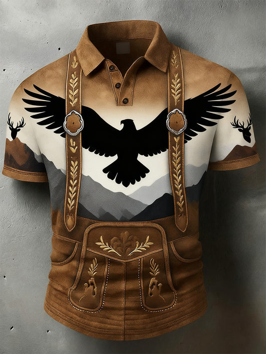 Ανδρικά Vintage διακοπές επιχειρήσεων Καθαρή πόλο πουκάμιση