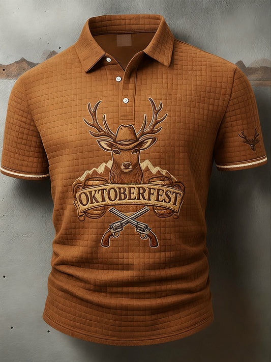 Ανδρικά Vintage διακοπές επιχειρήσεων Καθαρή πόλο πουκάμιση