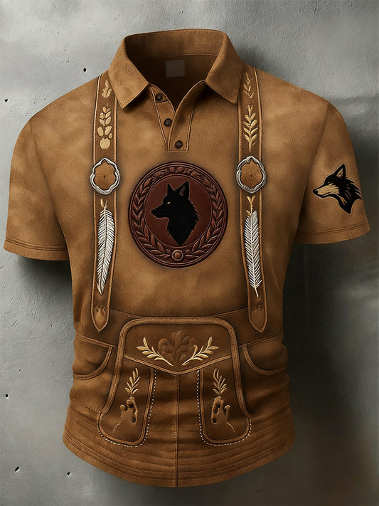 Ανδρικά Vintage διακοπές επιχειρήσεων Καθαρή πόλο πουκάμιση