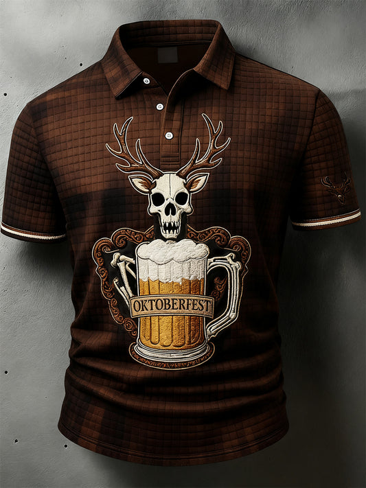 Ανδρικά Vintage διακοπές επιχειρήσεων Καθαρή πόλο πουκάμιση