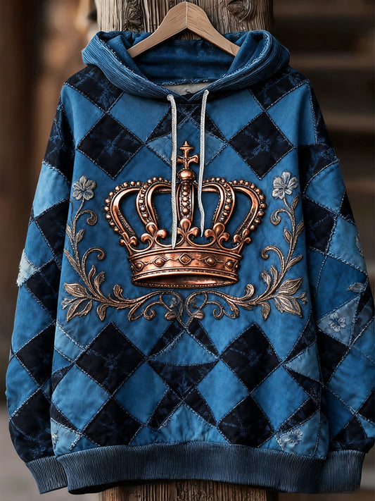 Unisex ζωική τέχνη εκτύπωση Casual Vintage Hoodie Hoodie