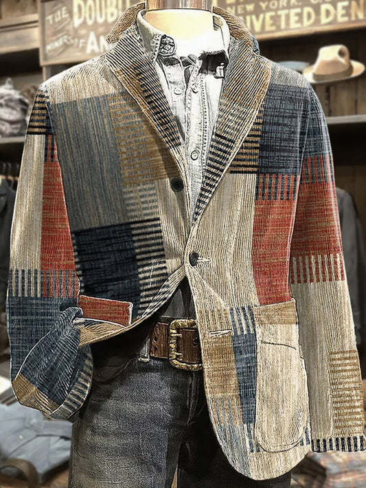 Ανδρικά χαλαρό βασικό V-λαιμό τυπωμένο μπλουζάκι κοντό μανίκι