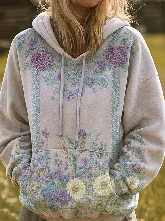 Γυναικείο Vintage Bohemian Patchwork λουλούδια περίπτωση κουκούλας