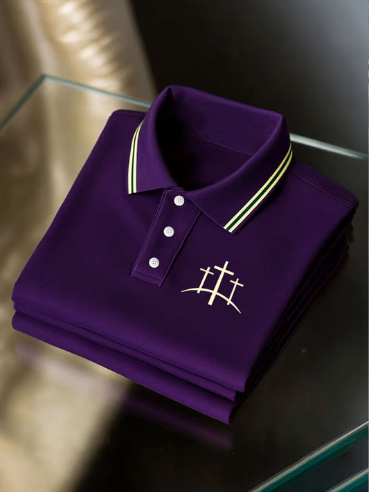 Ανδρική πίστη Waffle Polo πουκάμιση