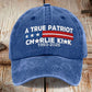 Unisex σημείο στροφής ΗΠΑ Trump Charlie Kirk Αναμνηστικό εκτύπωμα Slouch Hat