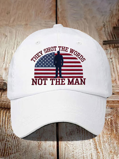 Unisex σημείο στροφής ΗΠΑ Trump Charlie Kirk Αναμνηστικό εκτύπωμα Slouch Hat
