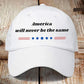 Unisex σημείο στροφής ΗΠΑ Trump Charlie Kirk Αναμνηστικό εκτύπωμα Slouch Hat