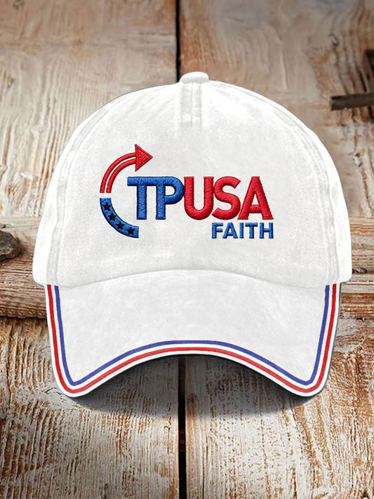 Unisex σημείο στροφής ΗΠΑ Trump Charlie Kirk Αναμνηστικό εκτύπωμα Slouch Hat