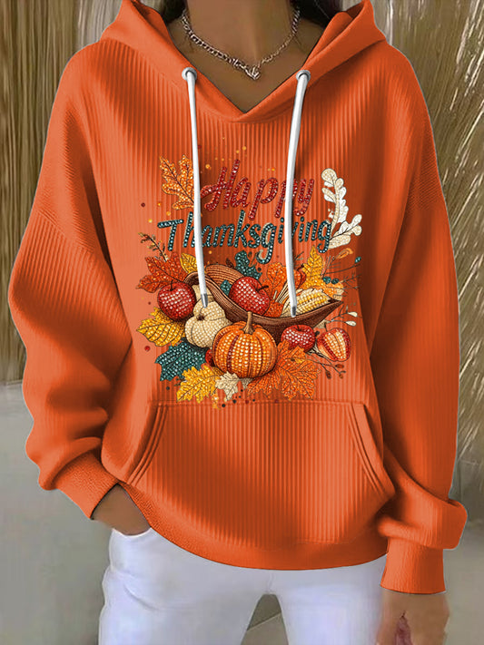 Γυναικεία ημέρα των Ευχαριστιών κολοκύθα σφυρά φύλλα τέχνη Καθόλου κουκούλας Τέχνης