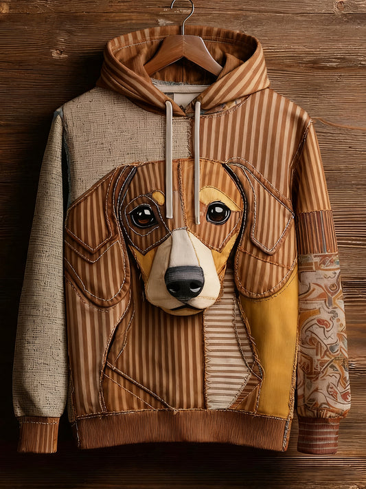 Unisex ζωική τέχνη εκτύπωση Casual Vintage Hoodie Hoodie