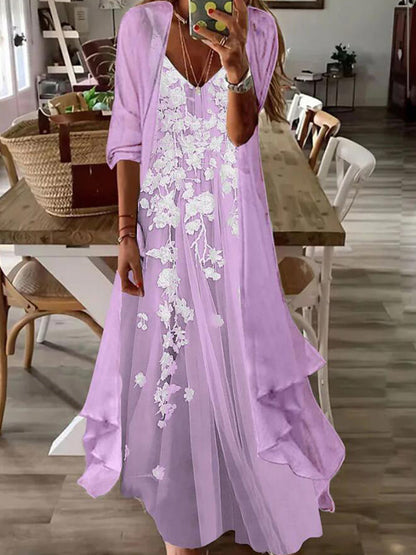 Γυναικείο περιστασιακό σίγουρο μακριά φούστα ινδικό στυλ swing φούστα δύο τύπων