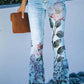 Γυναικείο Vintage τυπωμένο Faux Denim Casual παντελόνι