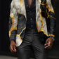 Ανδρικά Retro Τέχνη Εκτύπωση Casual Blazer εκτύπωσης