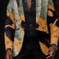 Ανδρικά Retro Τέχνη Εκτύπωση Casual Blazer εκτύπωσης