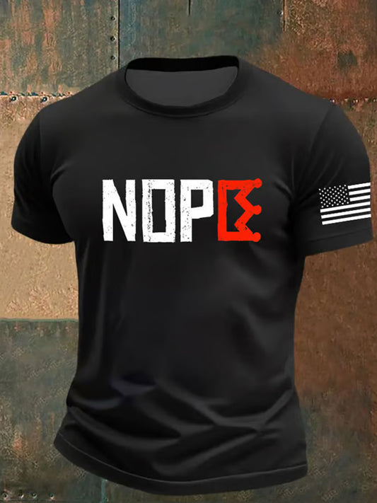 Ανδρικά FDT "No Kings" Εκτύπωση κοντό μανίκι T-Shirt