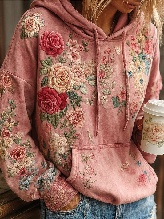 Γυναικείο Vintage Bohemian Patchwork λουλούδια περίπτωση κουκούλας